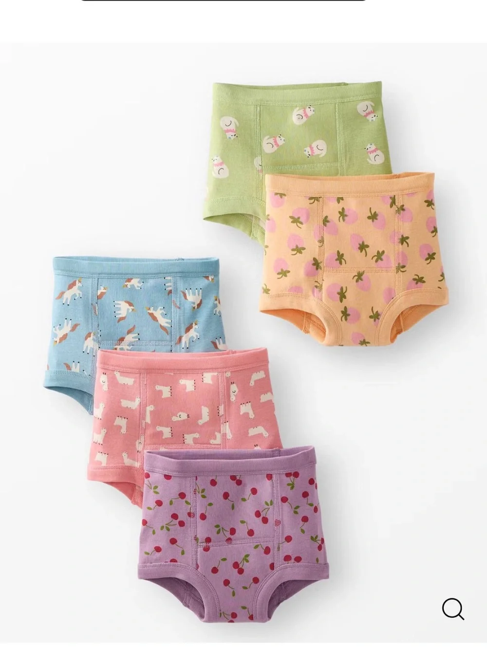 Hanna Anderson 5-pack Cotton Training  - 100/110 cm - Girls Fun Print